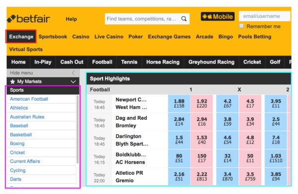 Guide Betfair Page Exchange Zoom