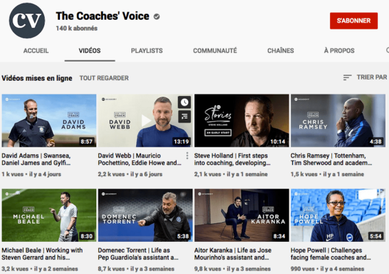Chaine Youtube The Coaches Voice