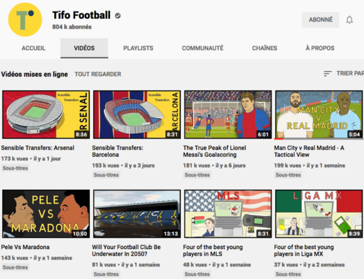 Chaine Youtube de Tito Football